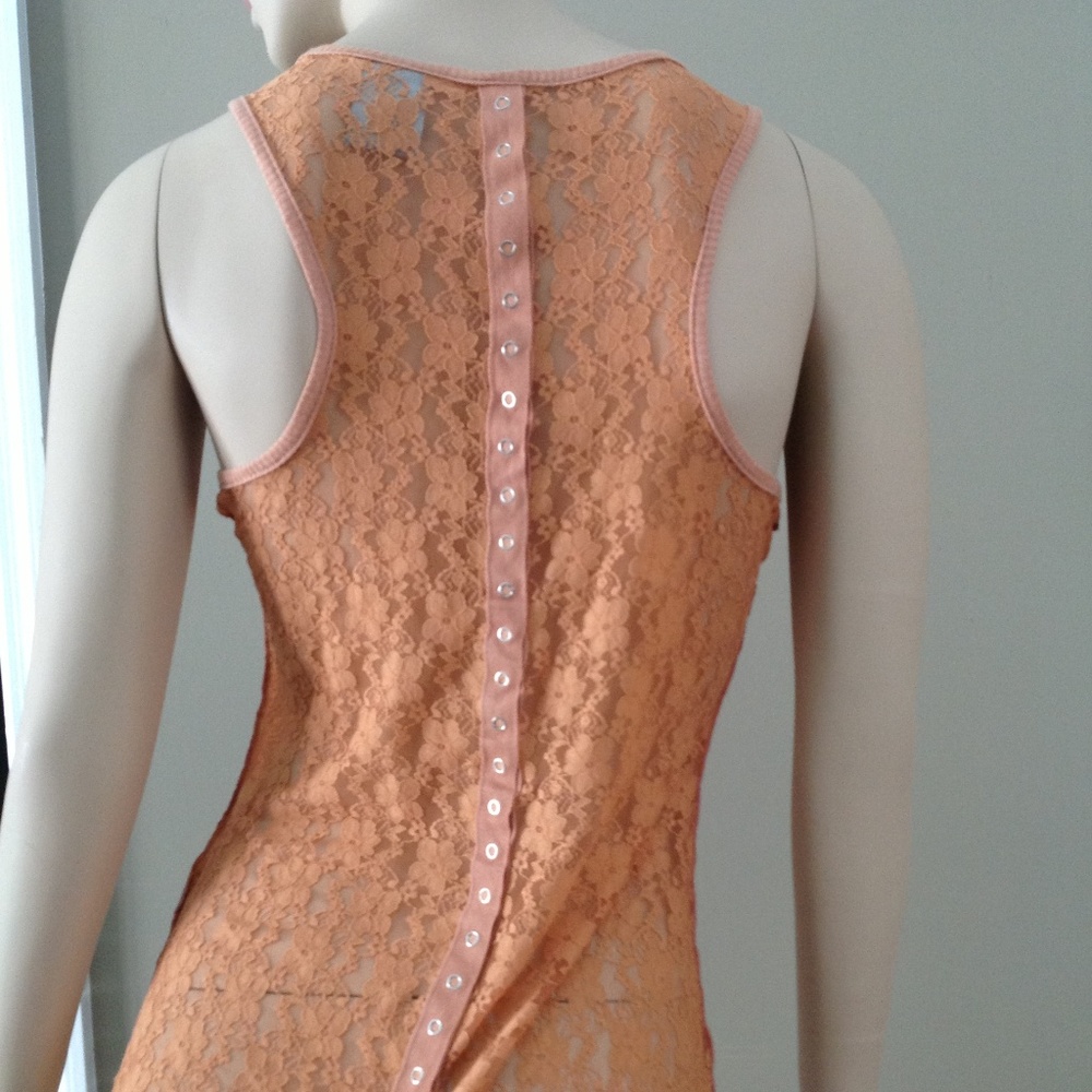 H.I.P. Light Orange Raceback Tank Top Size M